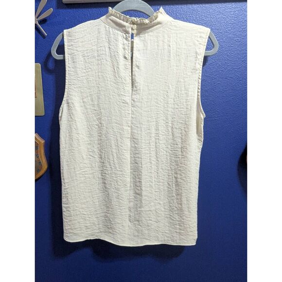 Worthington High Neck Sleeveless Blouse - Picture 2 of 6